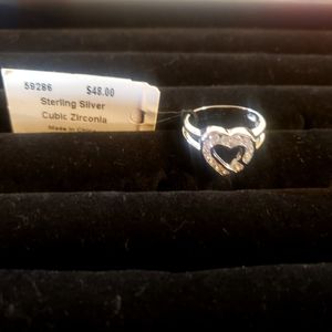 Sterling Silver Cubic Zirconia Ring